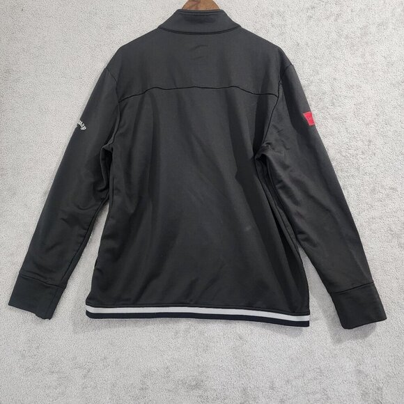 Callaway Weather Series Mens 1/4 Zip Pullover Black XL    JCT - Picture 2 of 9